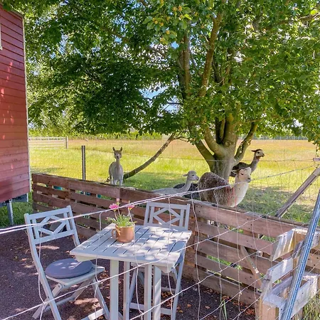 Tiny House Auf Der Alpaka Farm 팜스테이 Rubkow